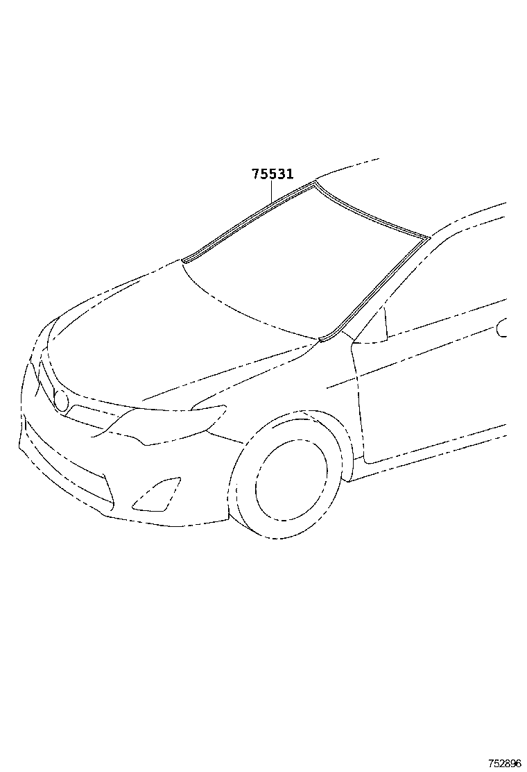  CAMRY |  FRONT MOULDING