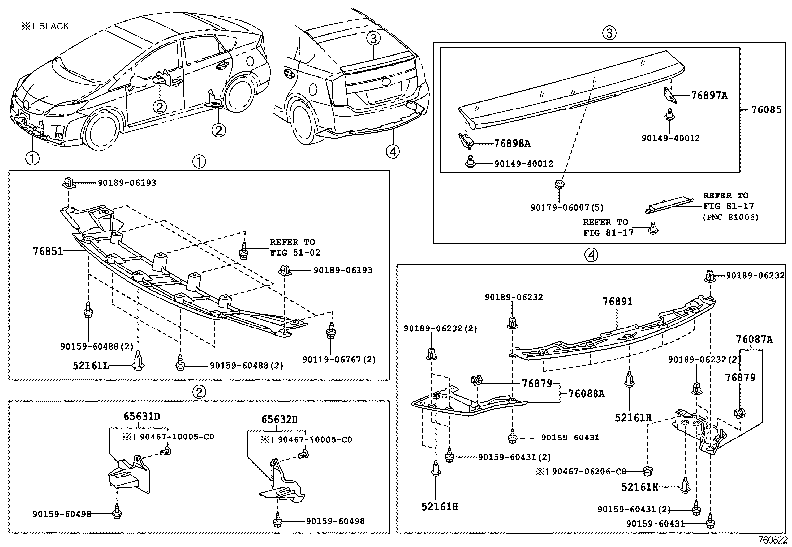  PRIUS PLUG IN HBD |  MUDGUARD SPOILER