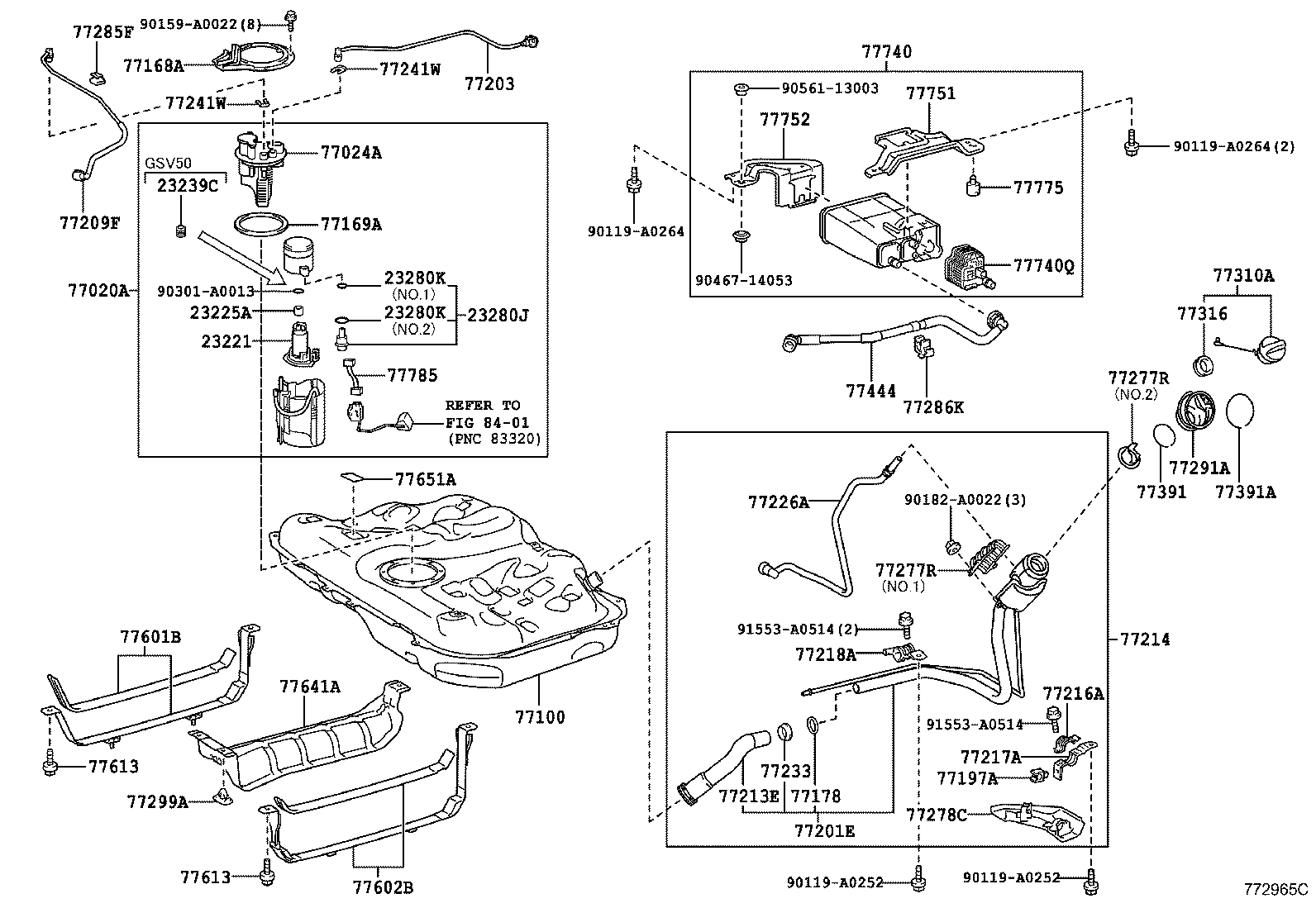  CAMRY HYBRID |  FUEL TANK TUBE