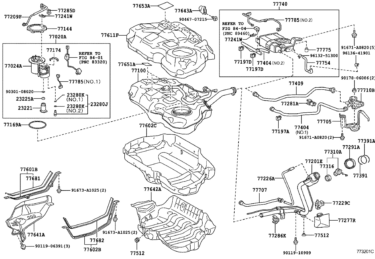  PRIUS PLUG IN HBD |  FUEL TANK TUBE