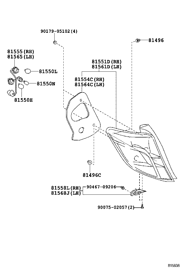  YARIS JPP |  REAR COMBINATION LAMP
