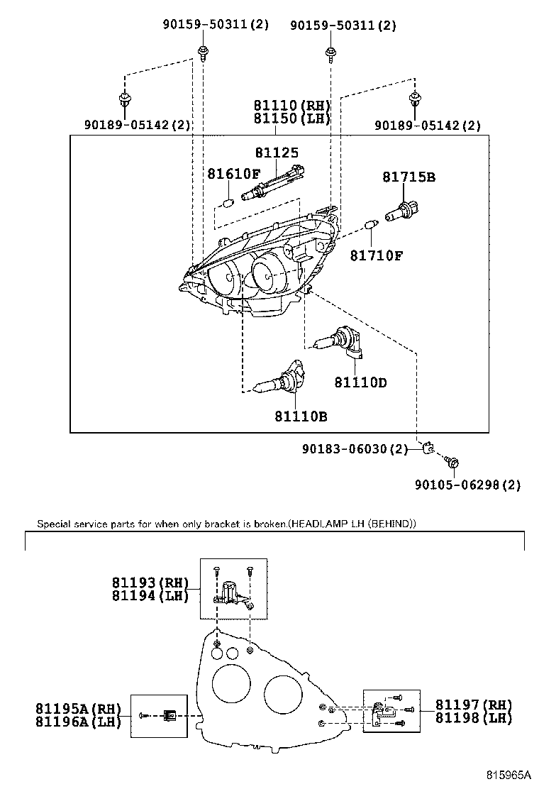  PRIUS C |  HEADLAMP