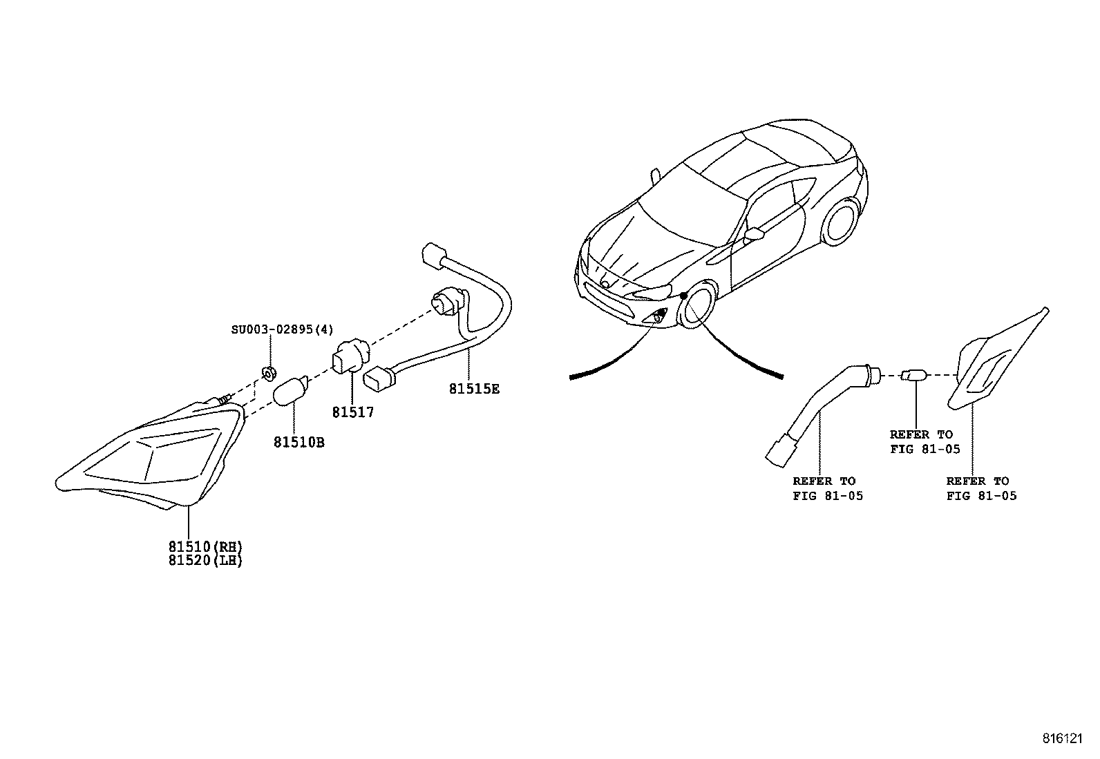  SCION FR S |  FRONT TURN SIGNAL LAMP