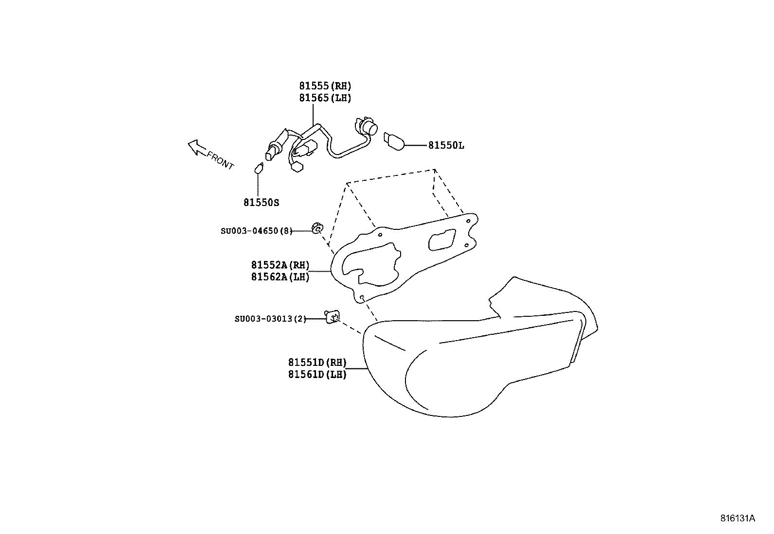  SCION FR S |  REAR COMBINATION LAMP