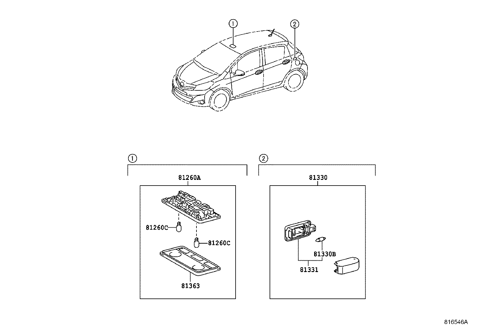  YARIS FRP |  INTERIOR LAMP