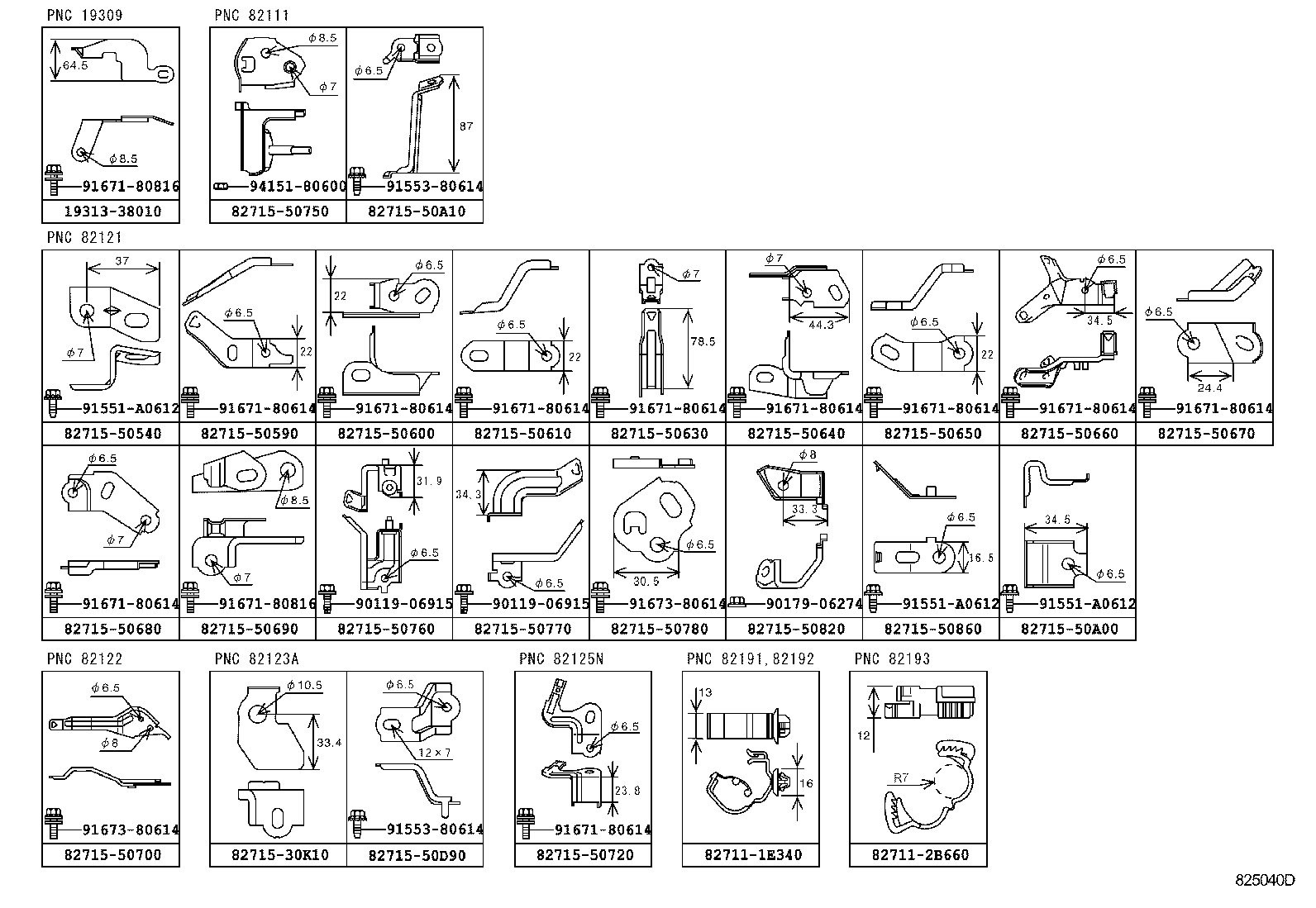  LS460 460L |  WIRING CLAMP