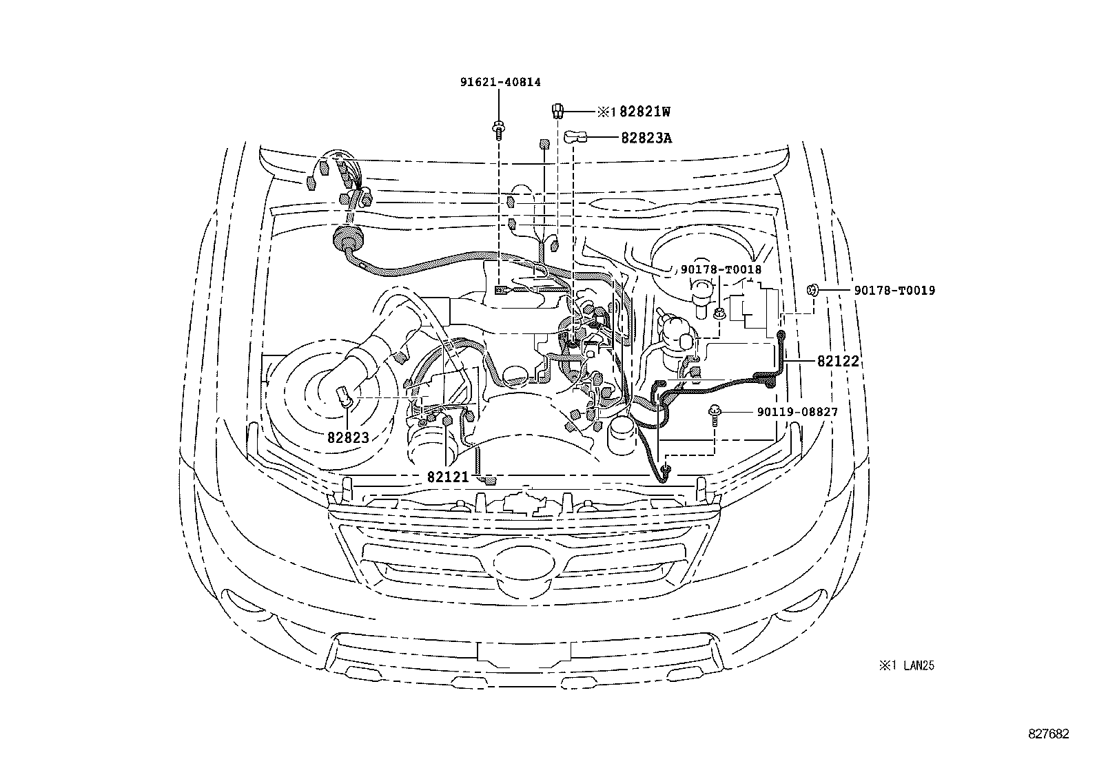  HILUX |  WIRING CLAMP