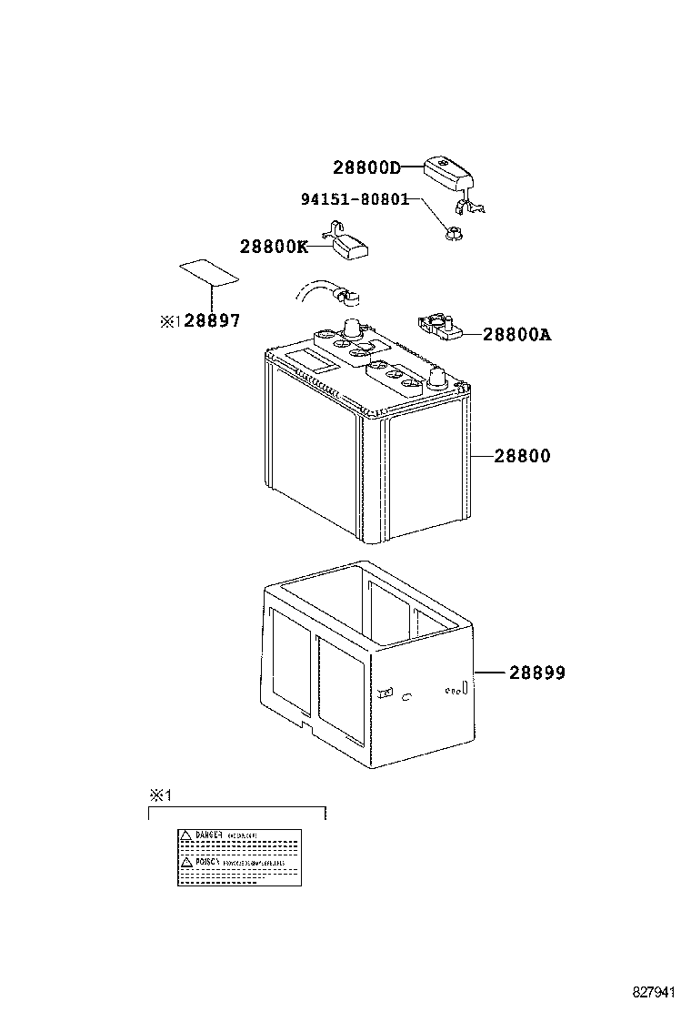  GS250 350 450H |  BATTERY BATTERY CABLE