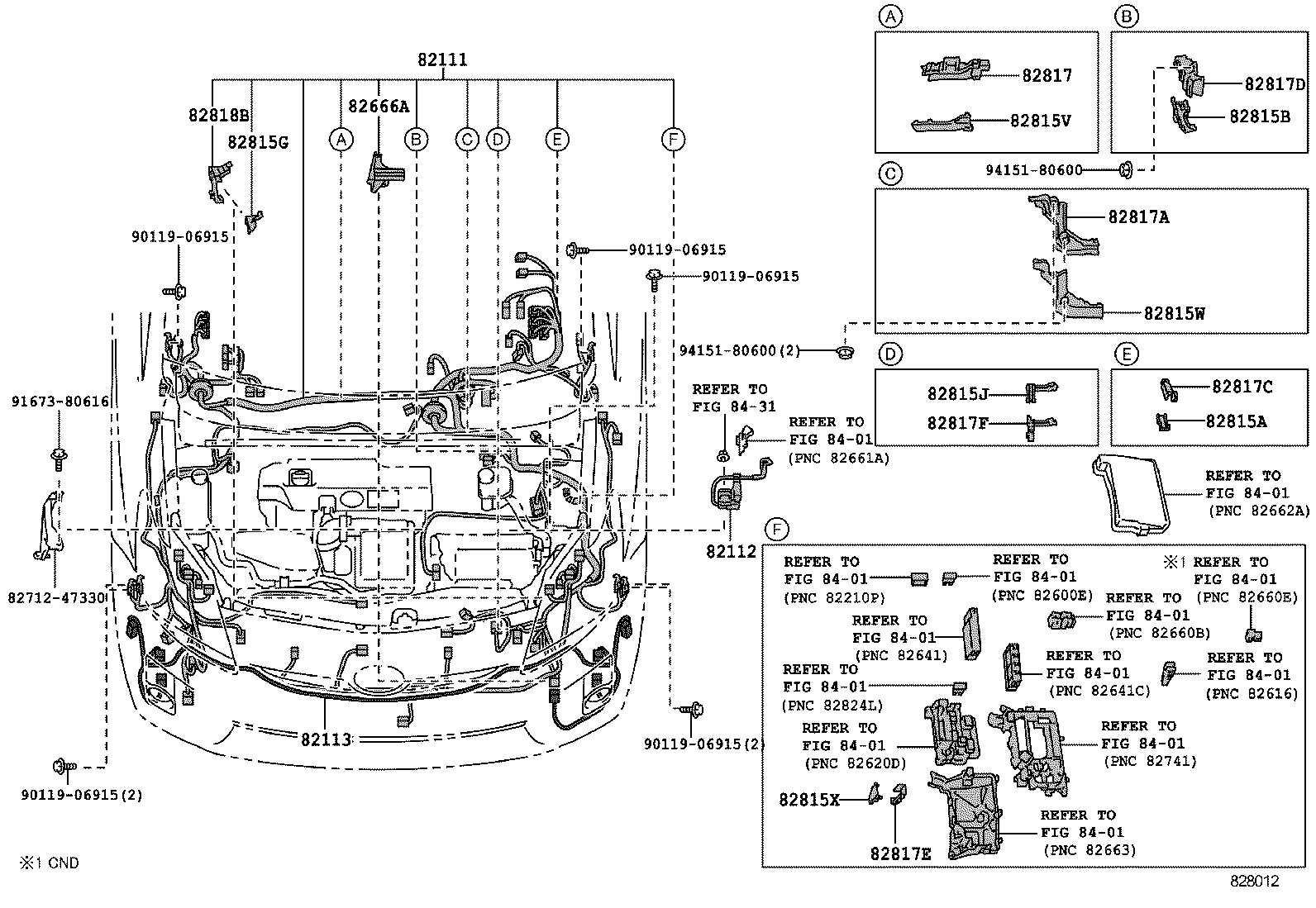  PRIUS PLUG IN HBD |  WIRING CLAMP