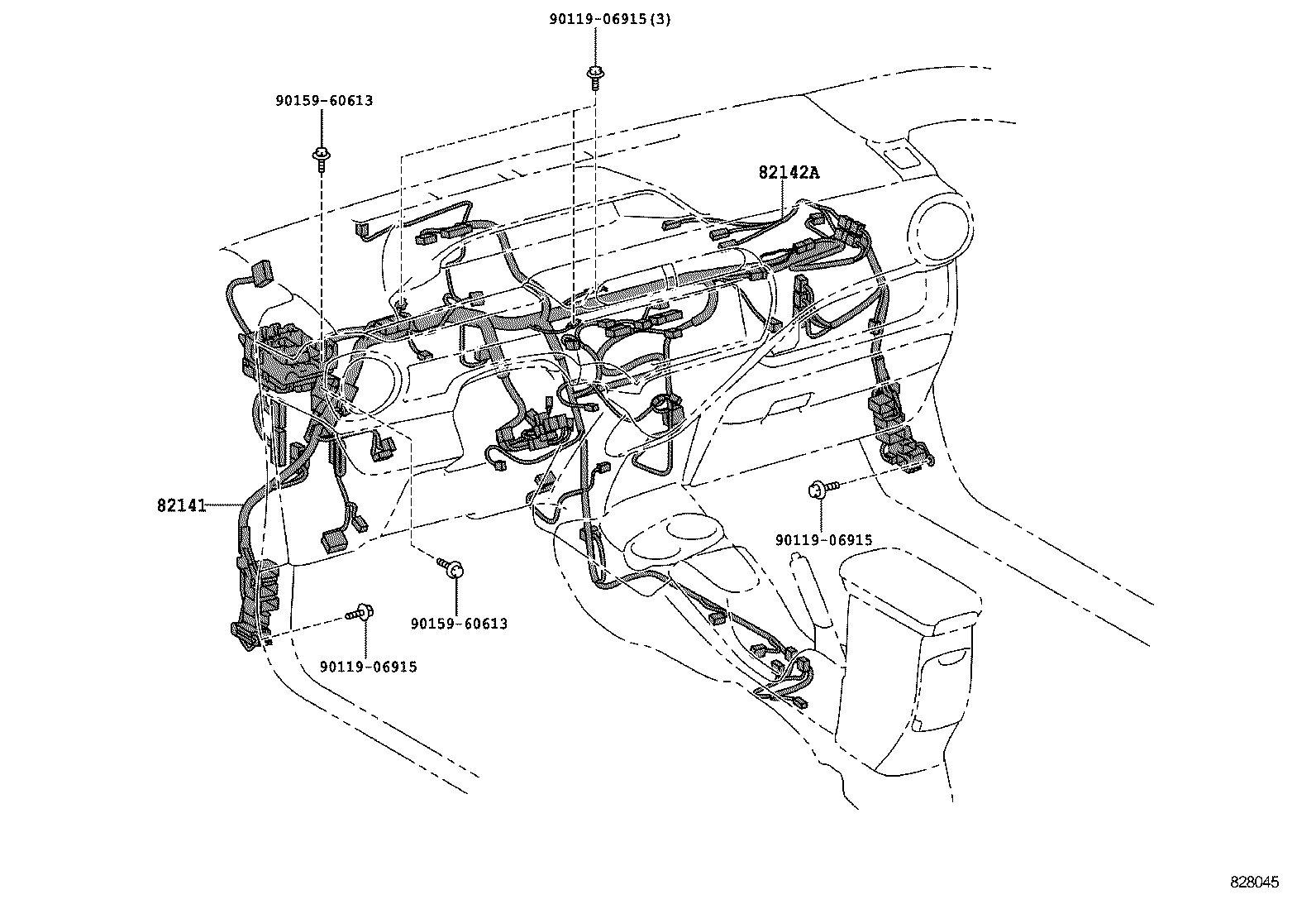  PRIUS C |  WIRING CLAMP