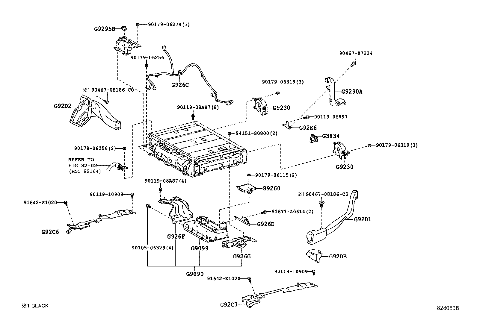  PRIUS PLUG IN HBD |  BATTERY BATTERY CABLE