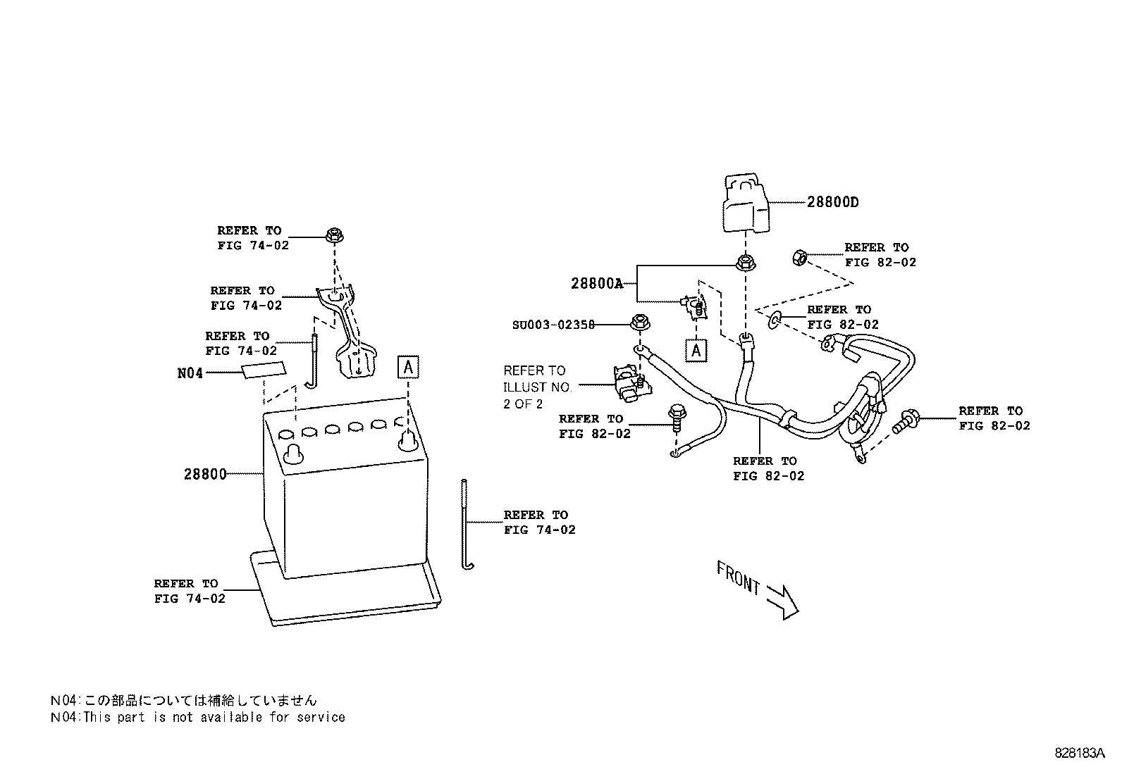  SCION FR S |  BATTERY BATTERY CABLE
