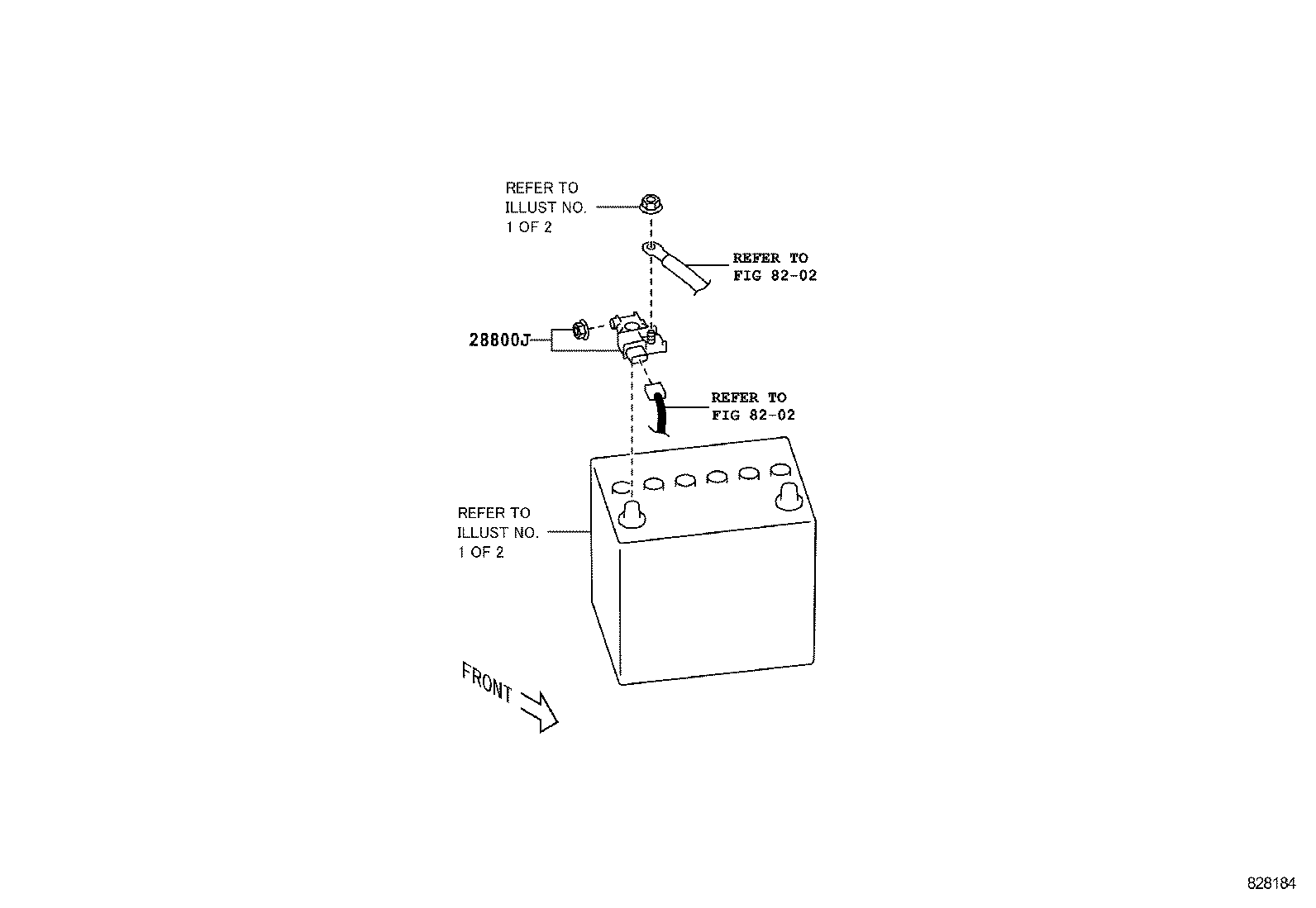  SCION FR S |  BATTERY BATTERY CABLE