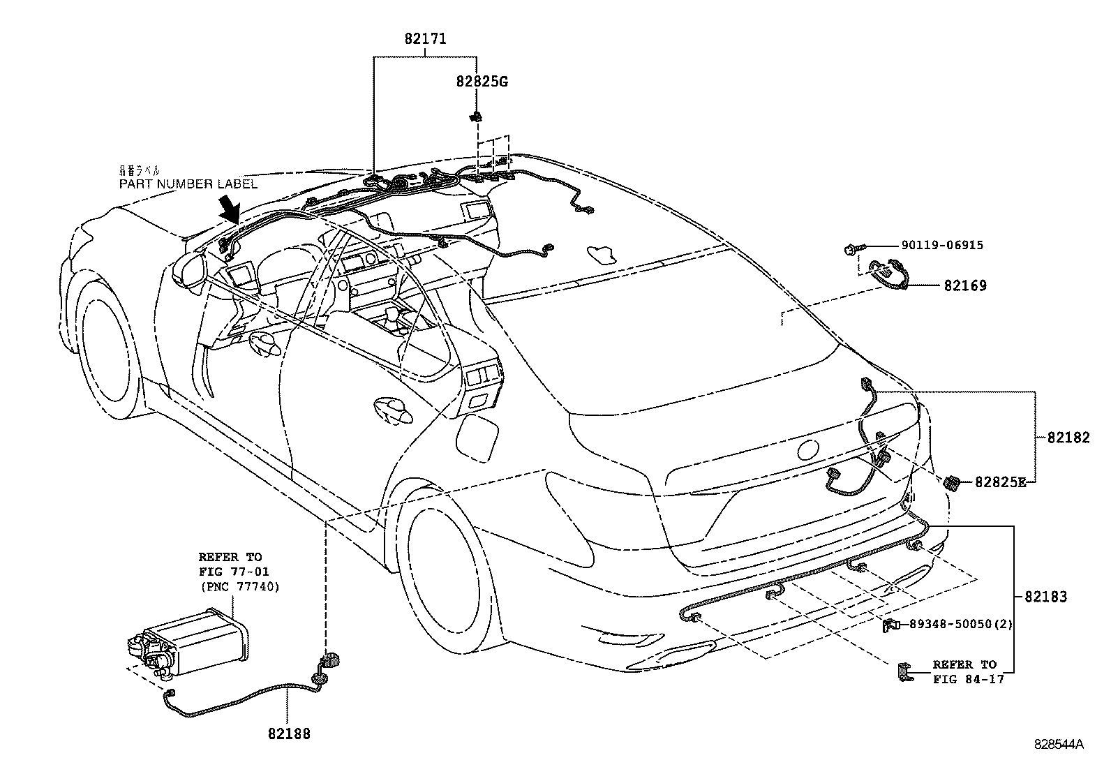  LS460 460L |  WIRING CLAMP