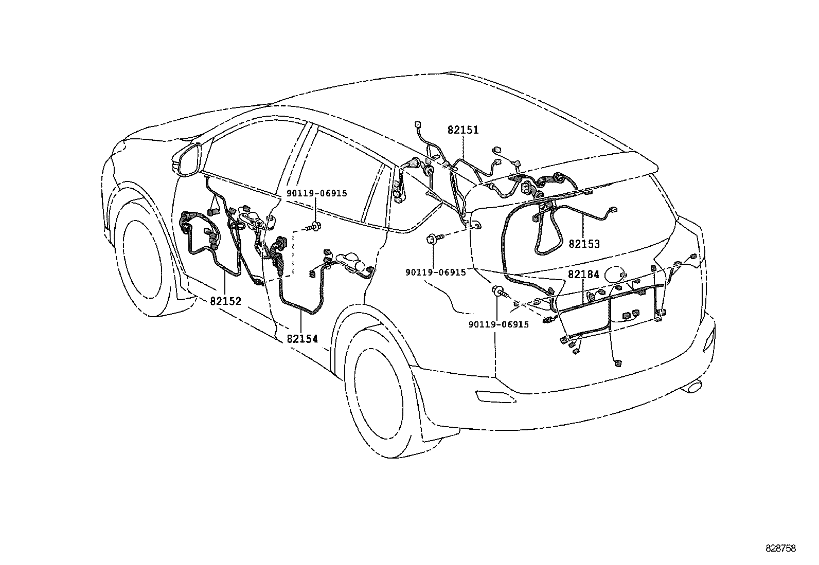  RAV4 JPP |  WIRING CLAMP
