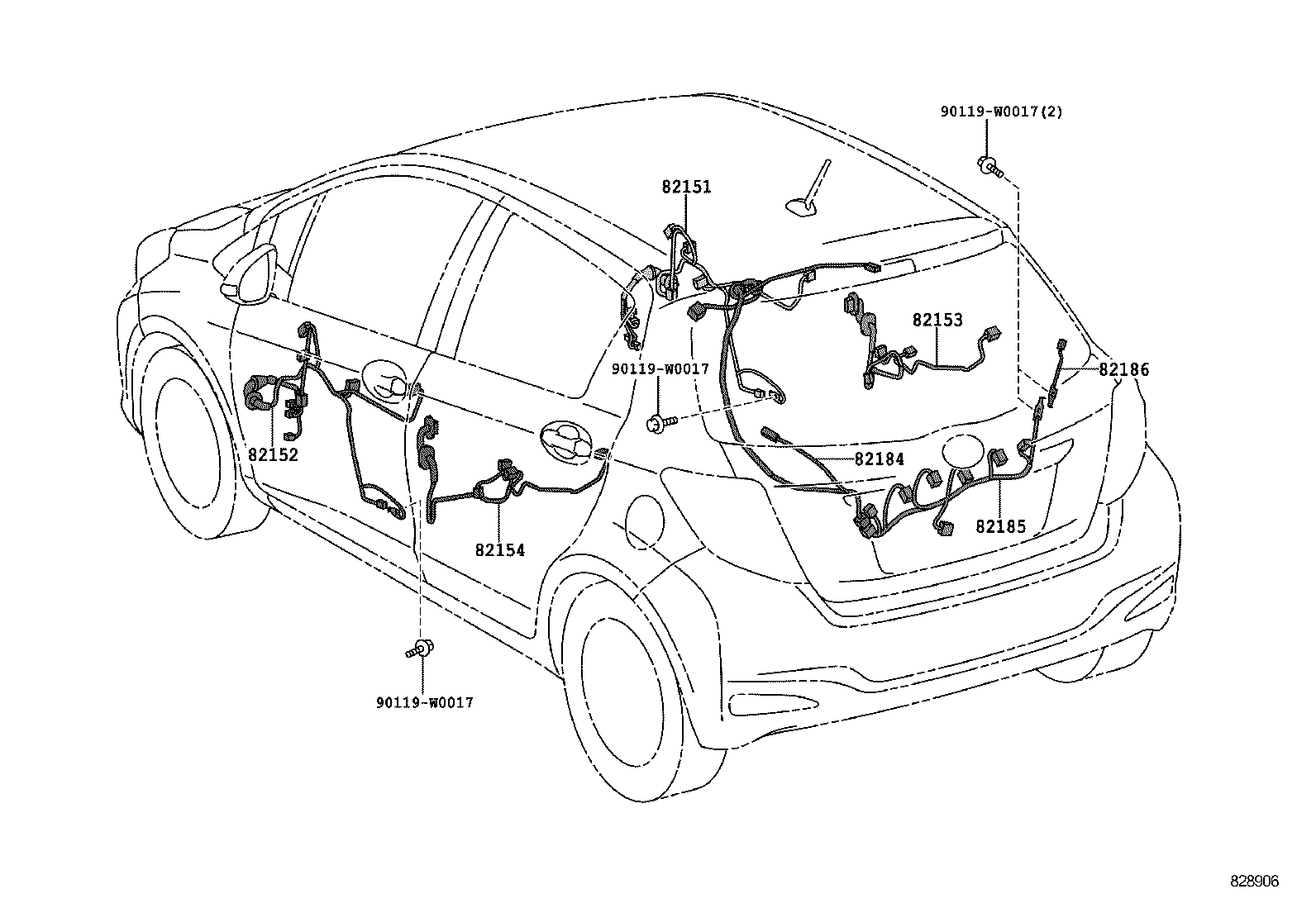  YARIS FRP |  WIRING CLAMP