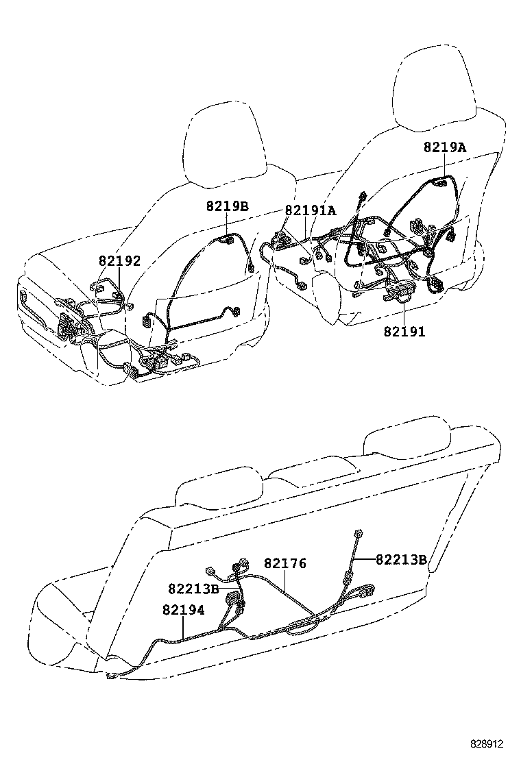  ES250 350 300H |  WIRING CLAMP
