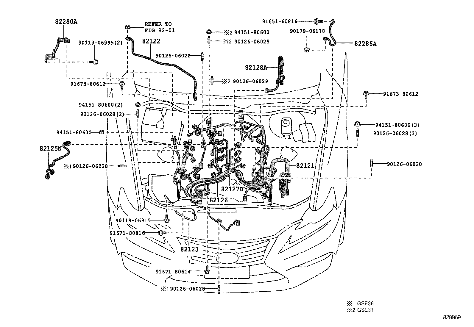  IS250 350 |  WIRING CLAMP