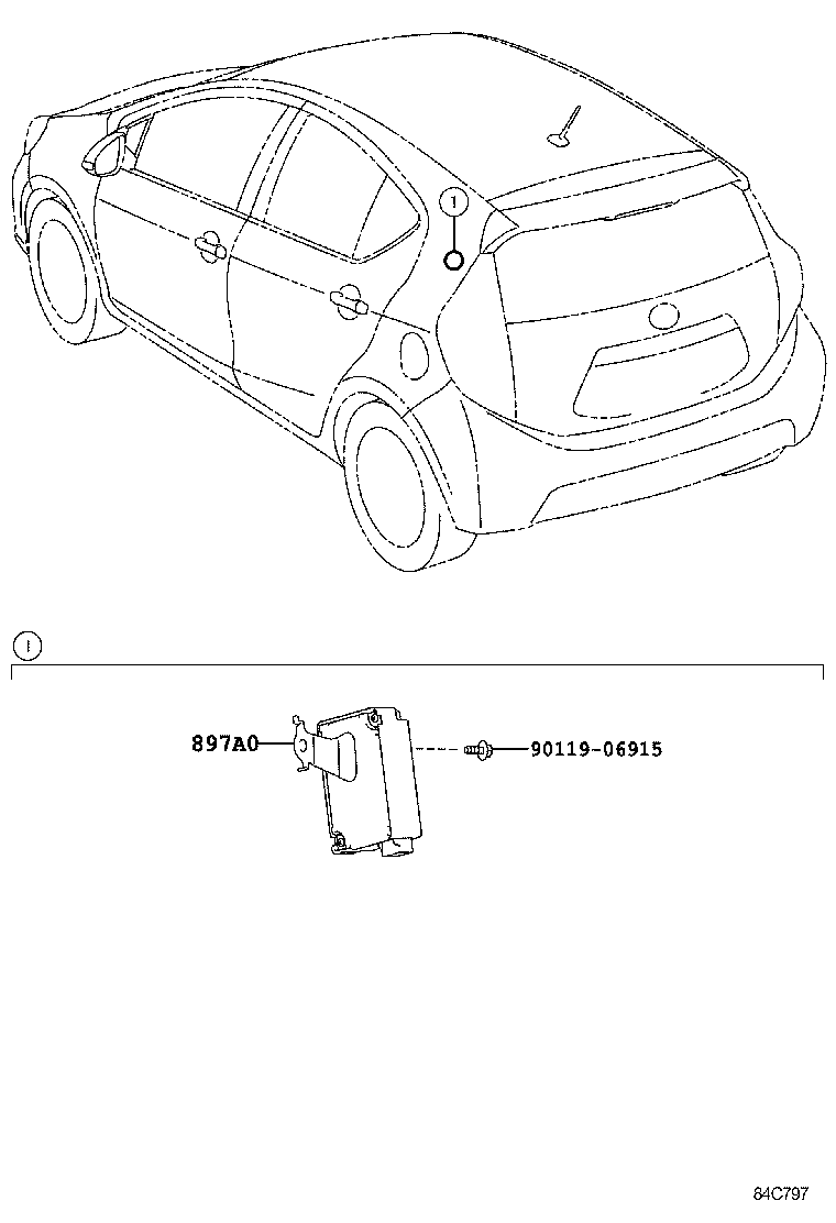  PRIUS C |  WIRELESS DOOR LOCK