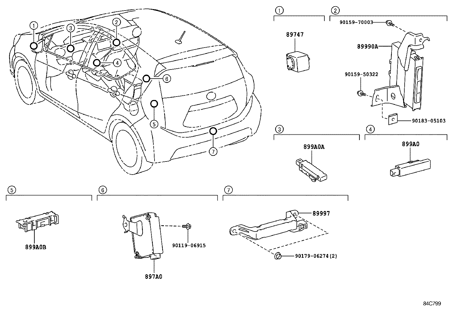  PRIUS C |  WIRELESS DOOR LOCK