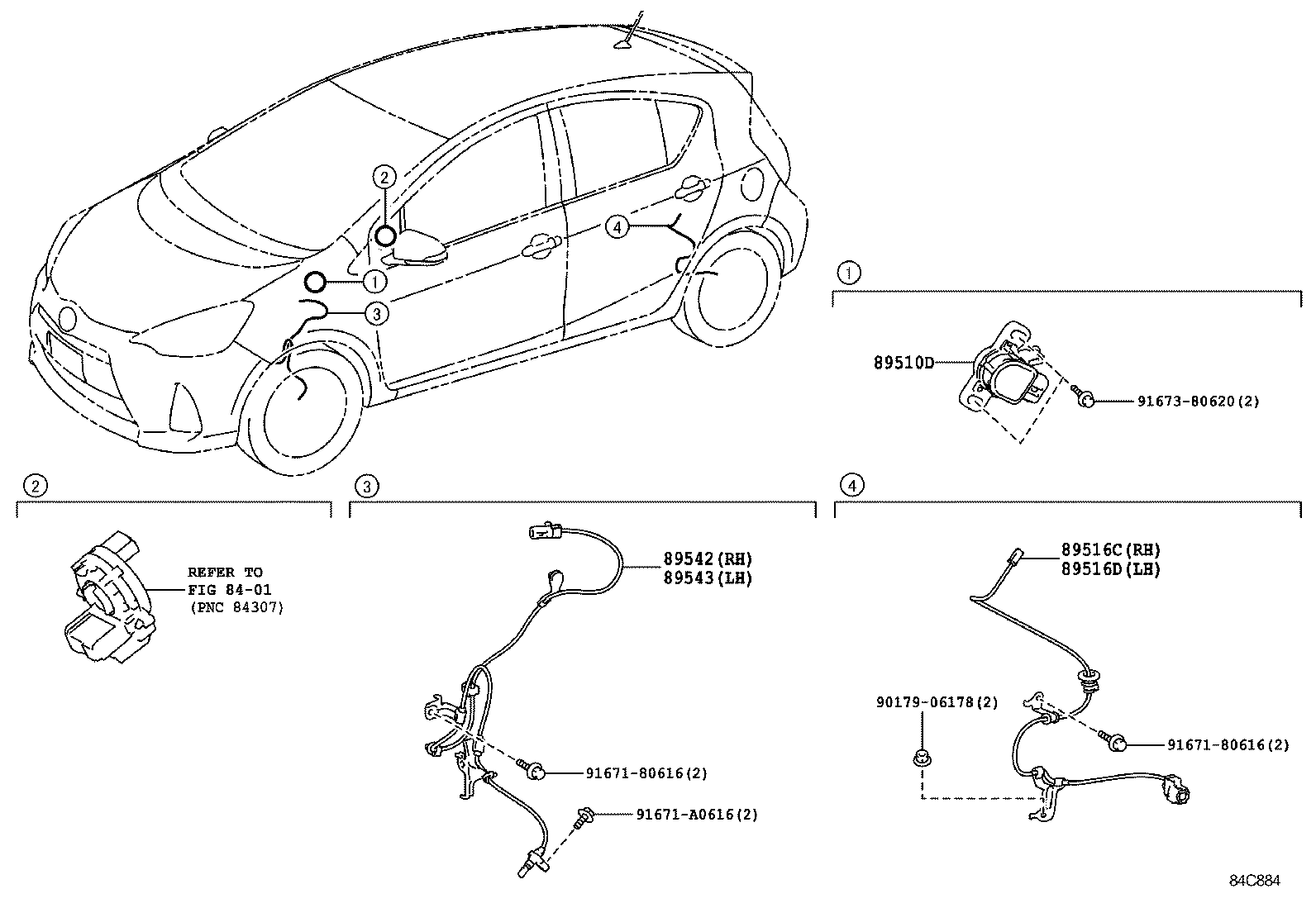  PRIUS C |  ABS VSC