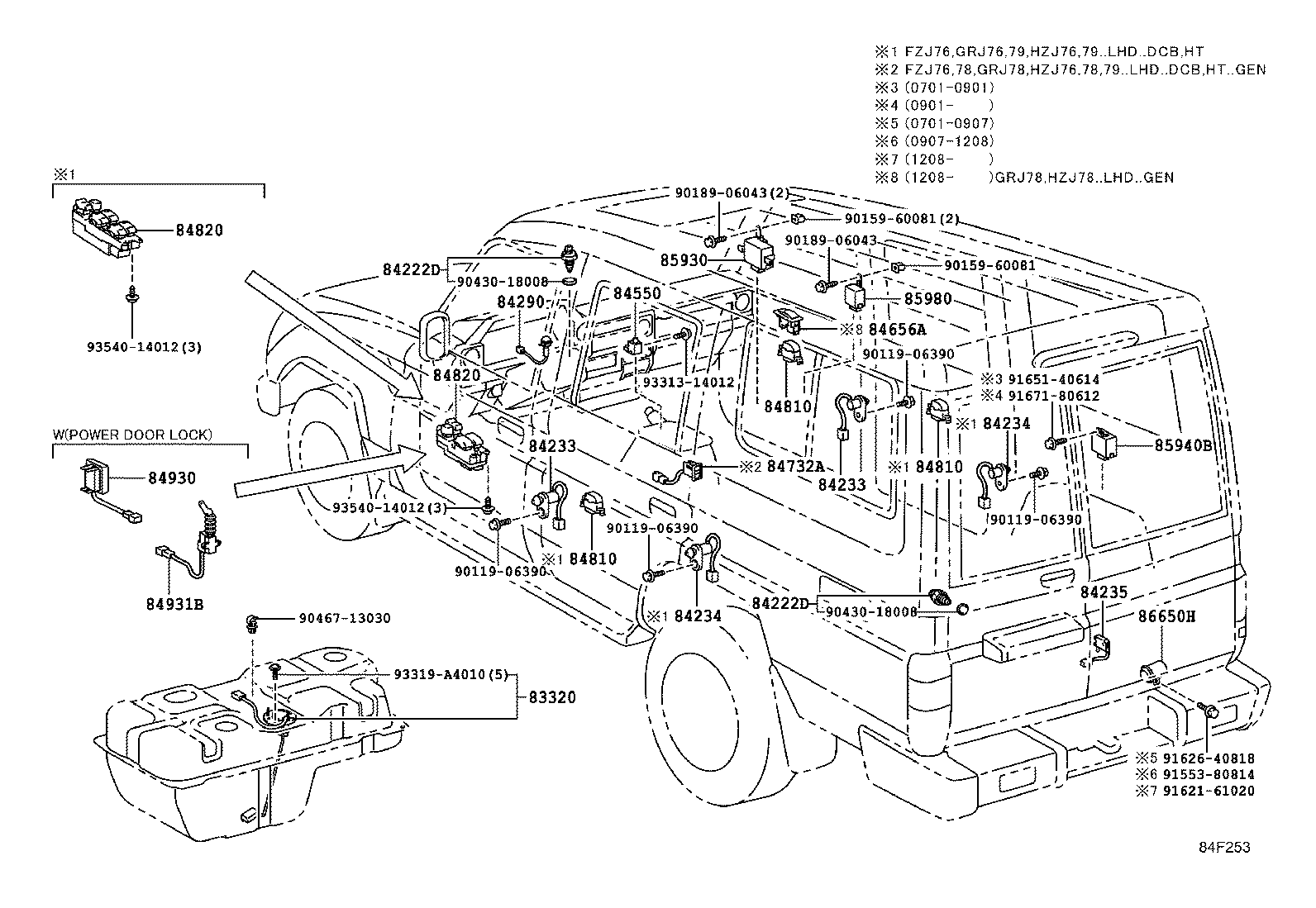  LAND CRUISER 70 |  SWITCH RELAY COMPUTER