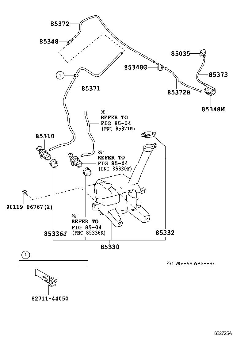  YARIS JPP |  WINDSHIELD WASHER