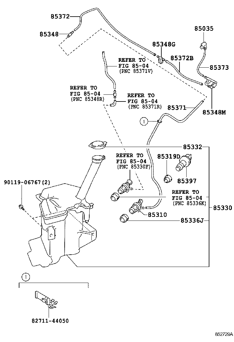  YARIS JPP |  WINDSHIELD WASHER