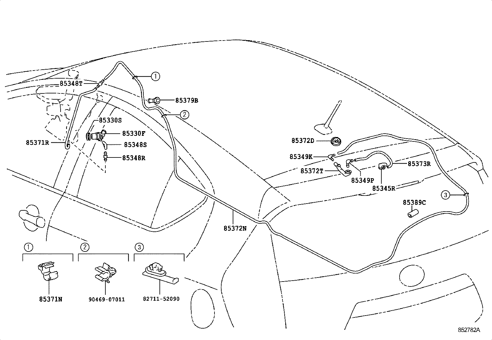  PRIUS C |  REAR WASHER