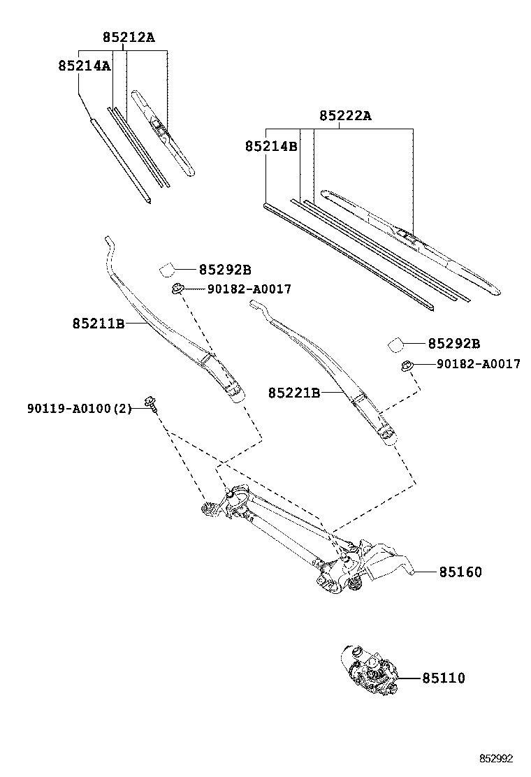  RAV4 NAP |  WINDSHIELD WIPER