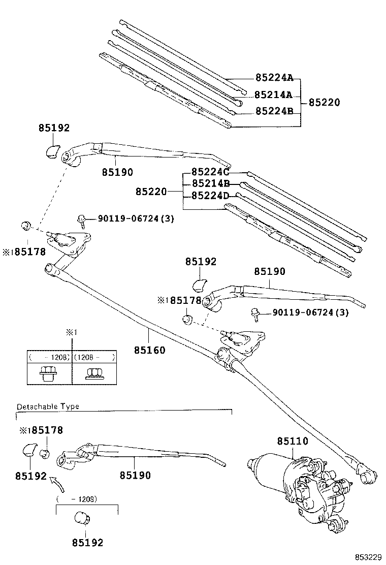  LAND CRUISER 70 |  WINDSHIELD WIPER