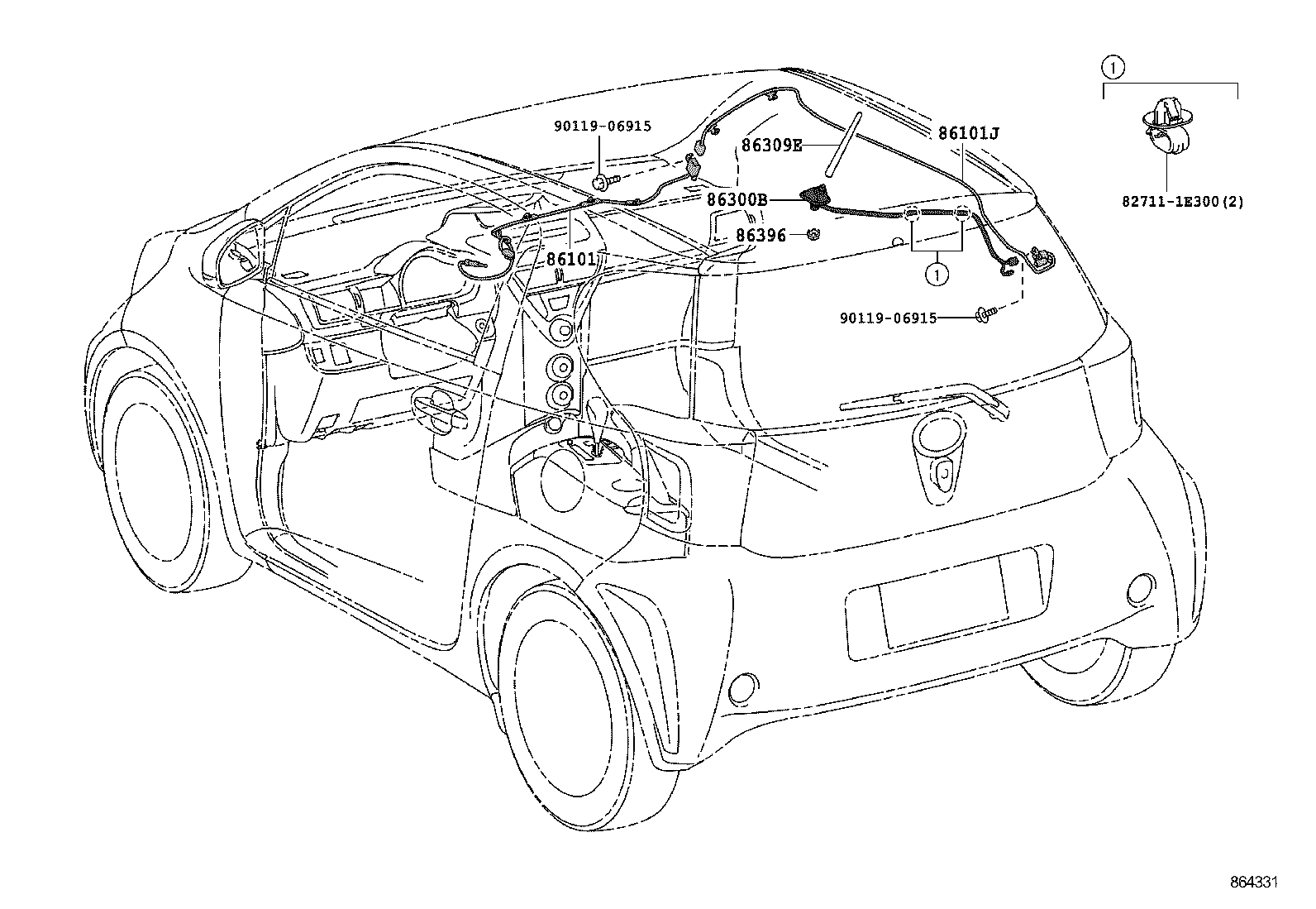  SCION IQ |  ANTENNA