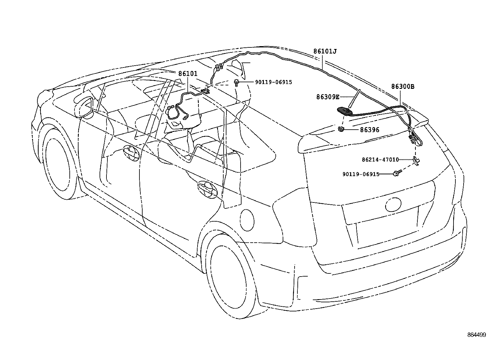  PRIUS V |  ANTENNA