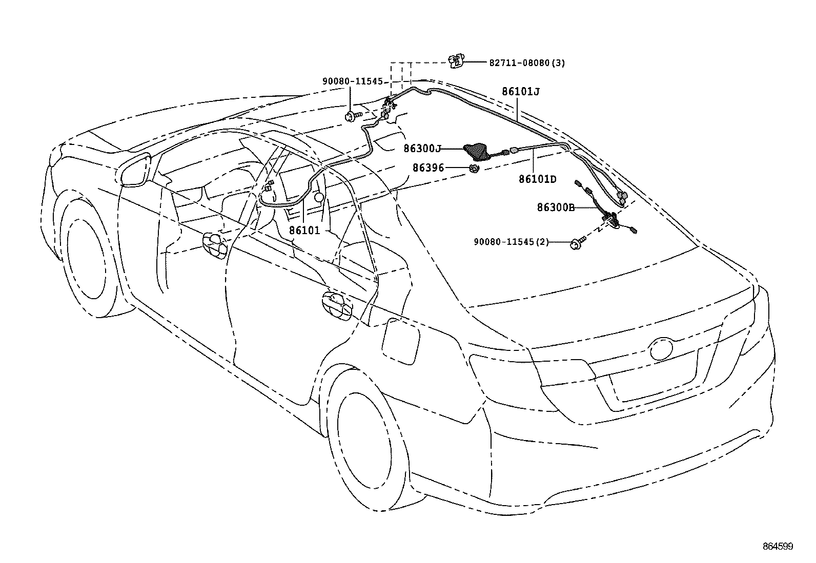  CAMRY |  ANTENNA