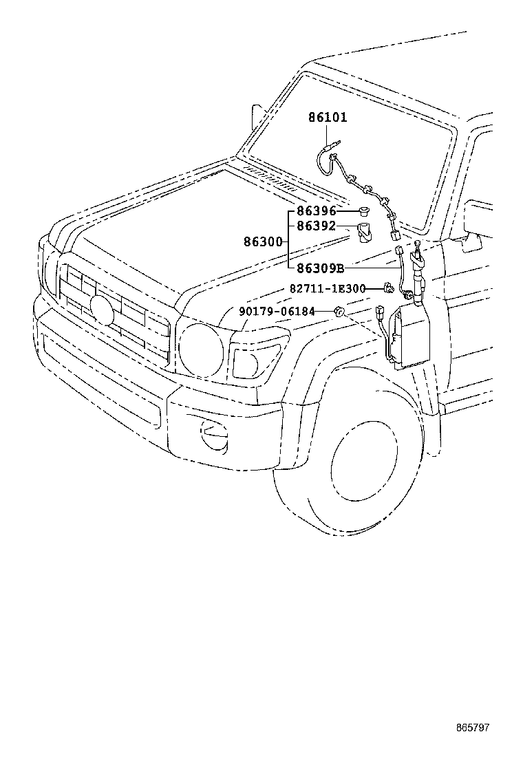  LAND CRUISER 70 |  ANTENNA