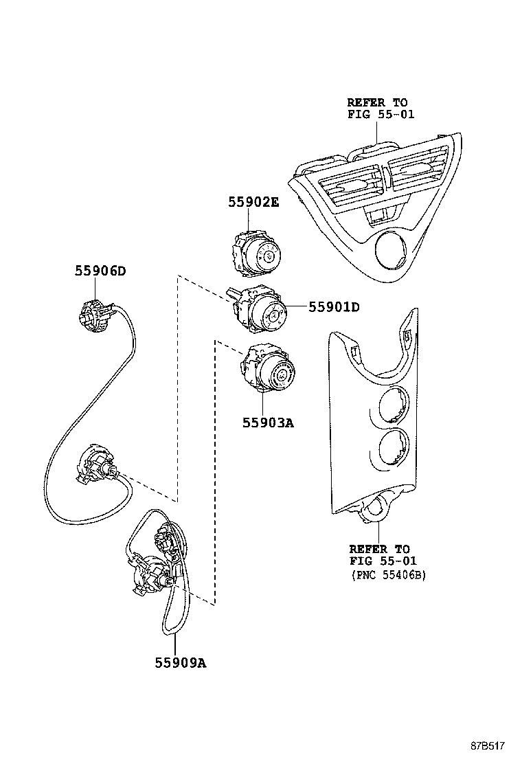  SCION IQ |  HEATING AIR CONDITIONING CONTROL AIR DUCT