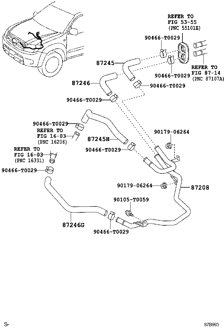  HILUX |  HEATING AIR CONDITIONING WATER PIPING