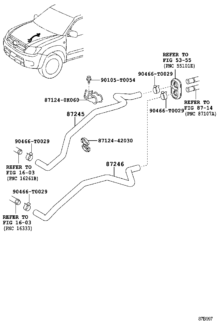  HILUX |  HEATING AIR CONDITIONING WATER PIPING