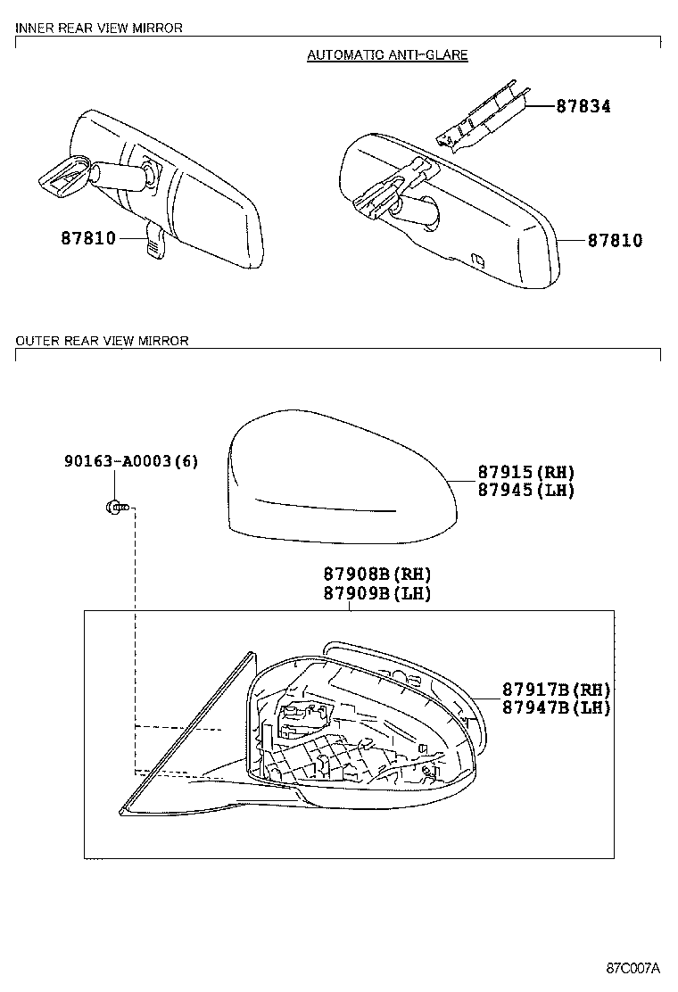  CAMRY |  MIRROR
