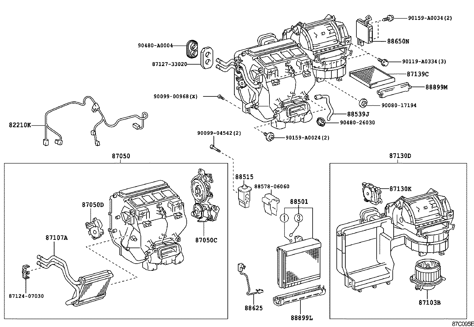  CAMRY |  HEATING AIR CONDITIONING COOLER UNIT