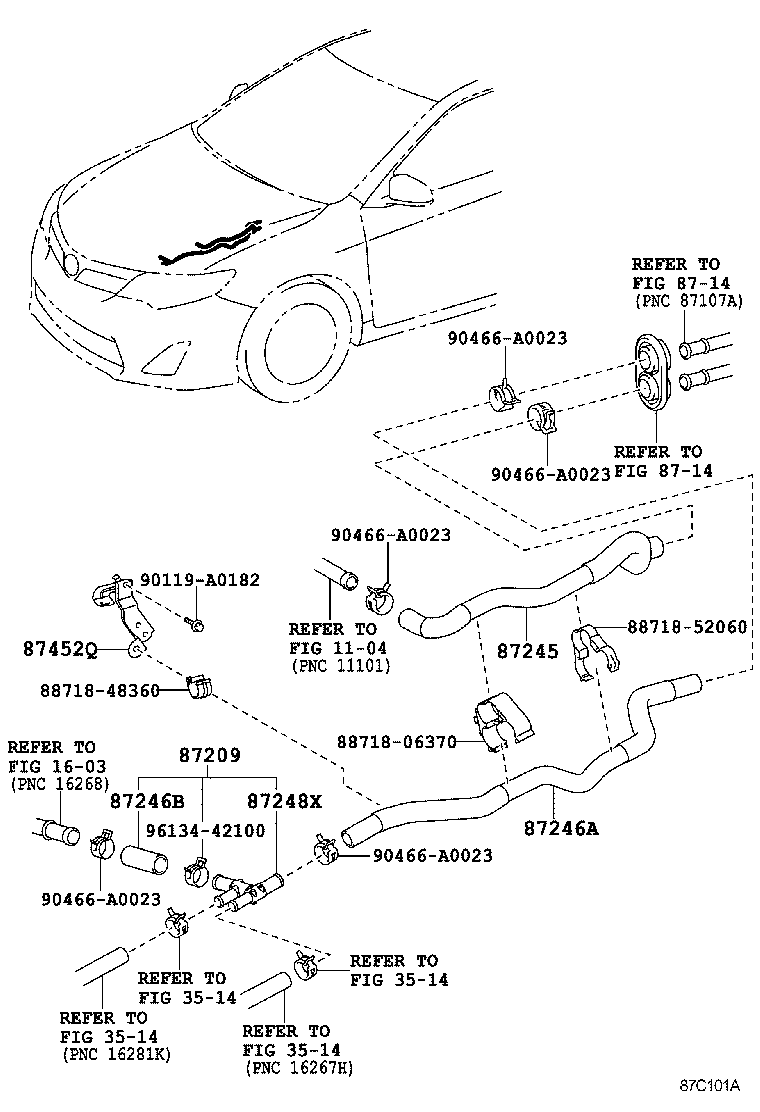  CAMRY |  HEATING AIR CONDITIONING WATER PIPING