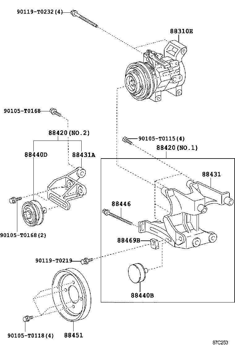  HILUX |  HEATING AIR CONDITIONING COMPRESSOR