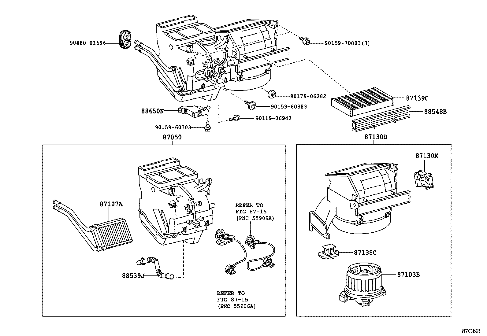  YARIS JPP |  HEATING AIR CONDITIONING COOLER UNIT