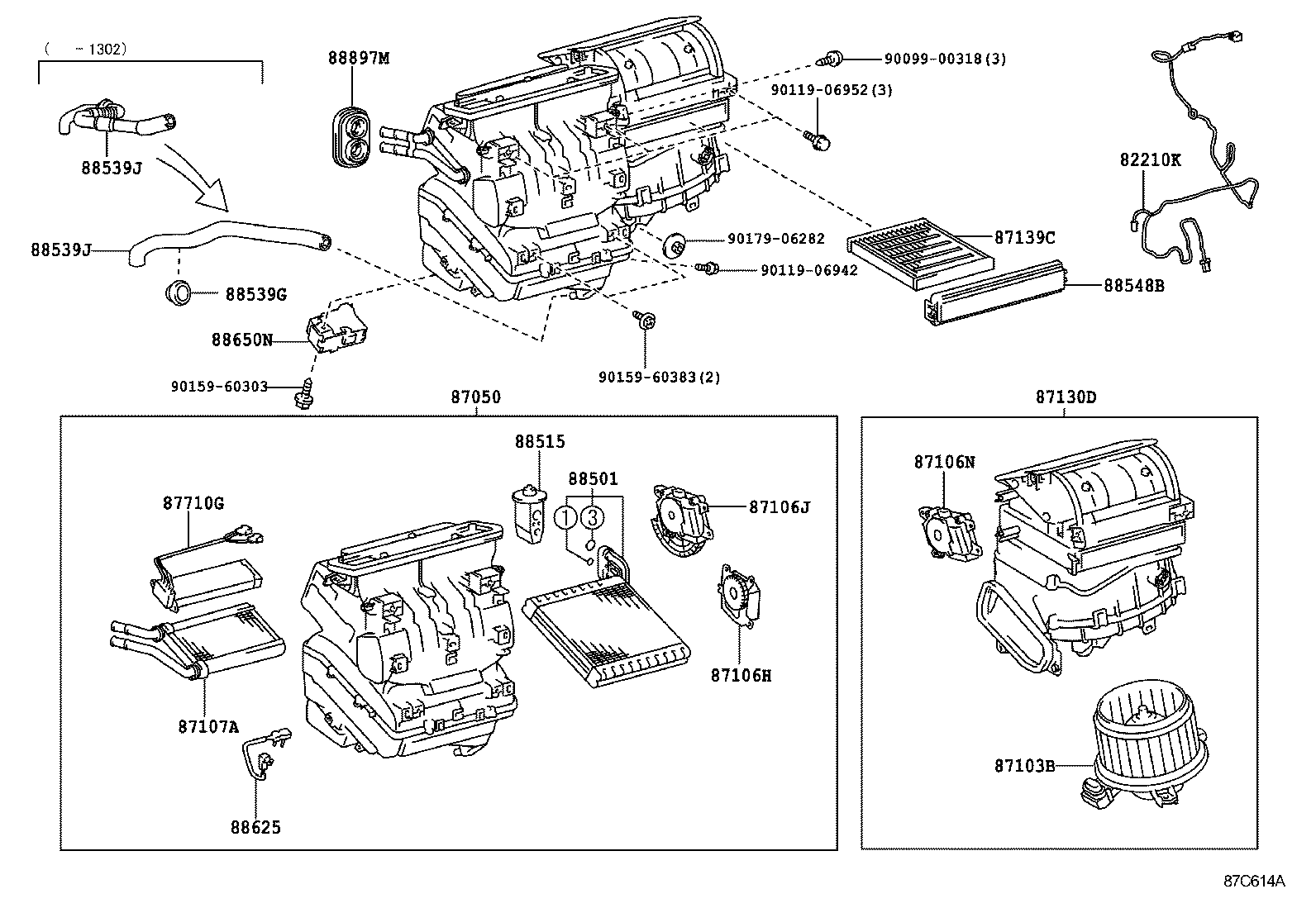  PRIUS PLUG IN HBD |  HEATING AIR CONDITIONING COOLER UNIT