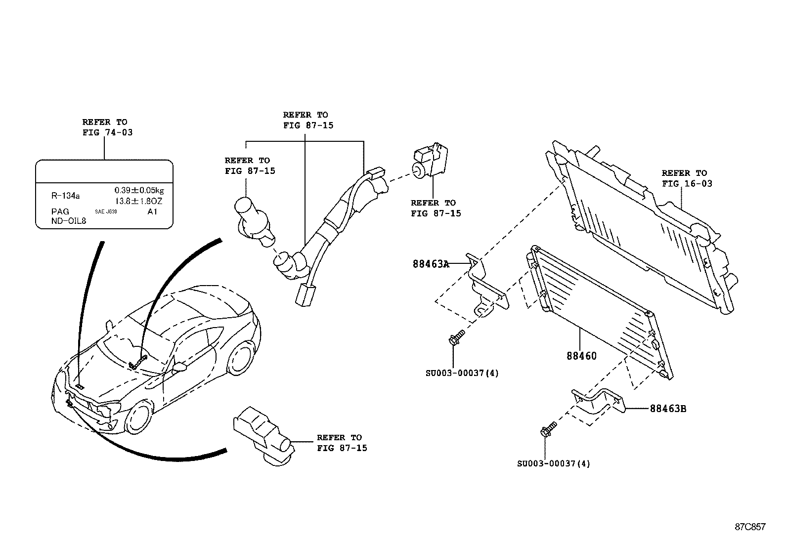  SCION FR S |  HEATING AIR CONDITIONING COOLER PIPING