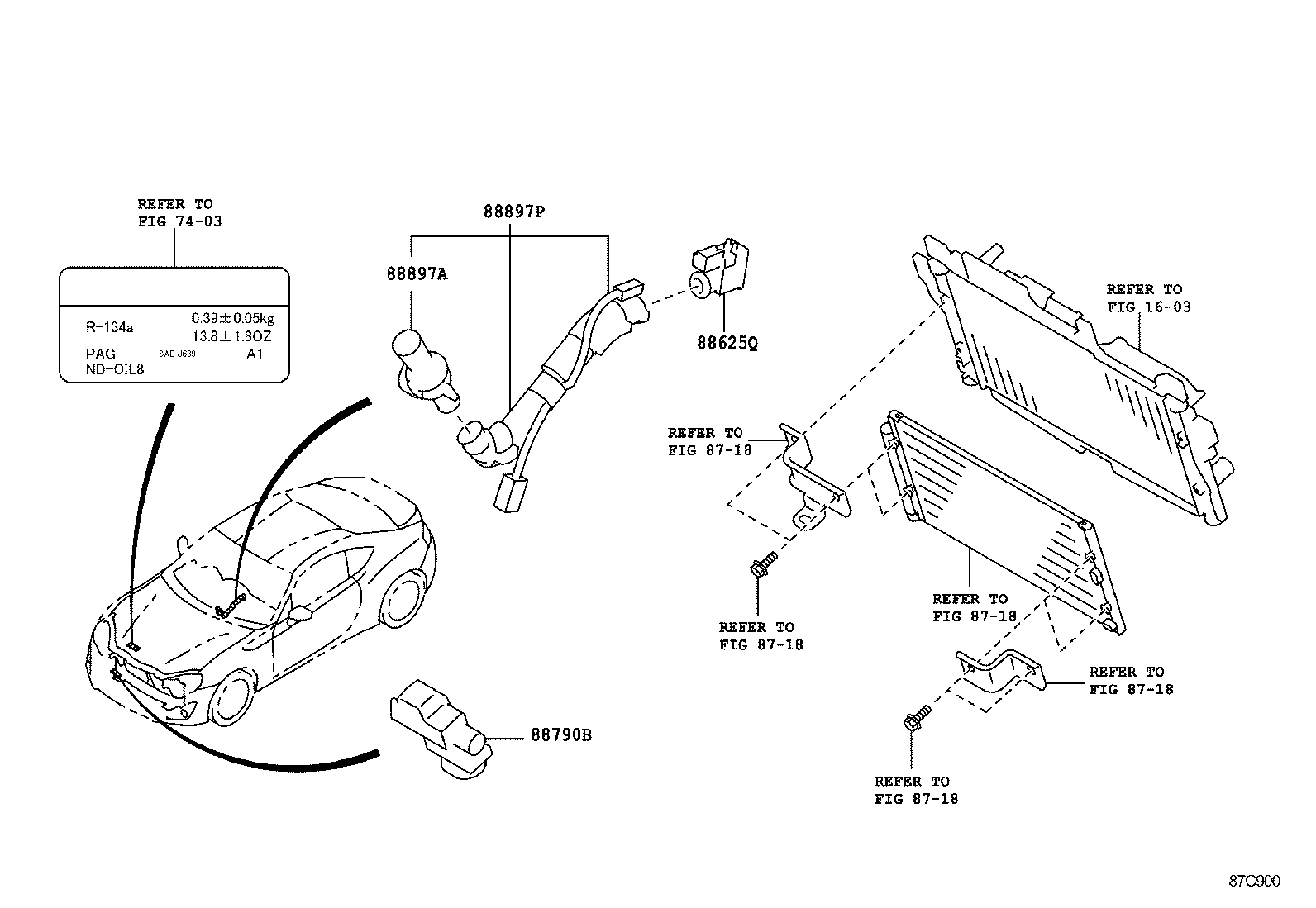  SCION FR S |  HEATING AIR CONDITIONING CONTROL AIR DUCT