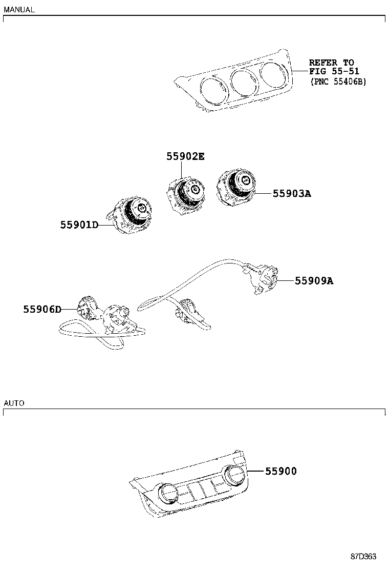  RAV4 JPP |  HEATING AIR CONDITIONING CONTROL AIR DUCT