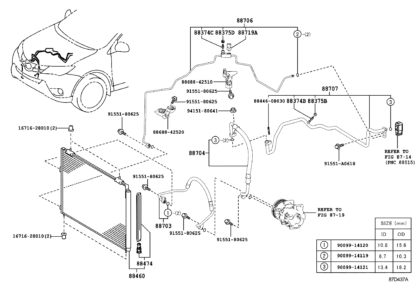  RAV4 JPP |  HEATING AIR CONDITIONING COOLER PIPING