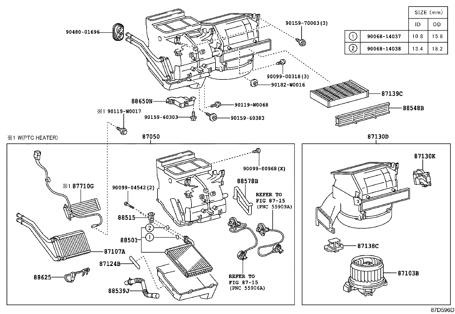  YARIS FRP |  HEATING AIR CONDITIONING COOLER UNIT