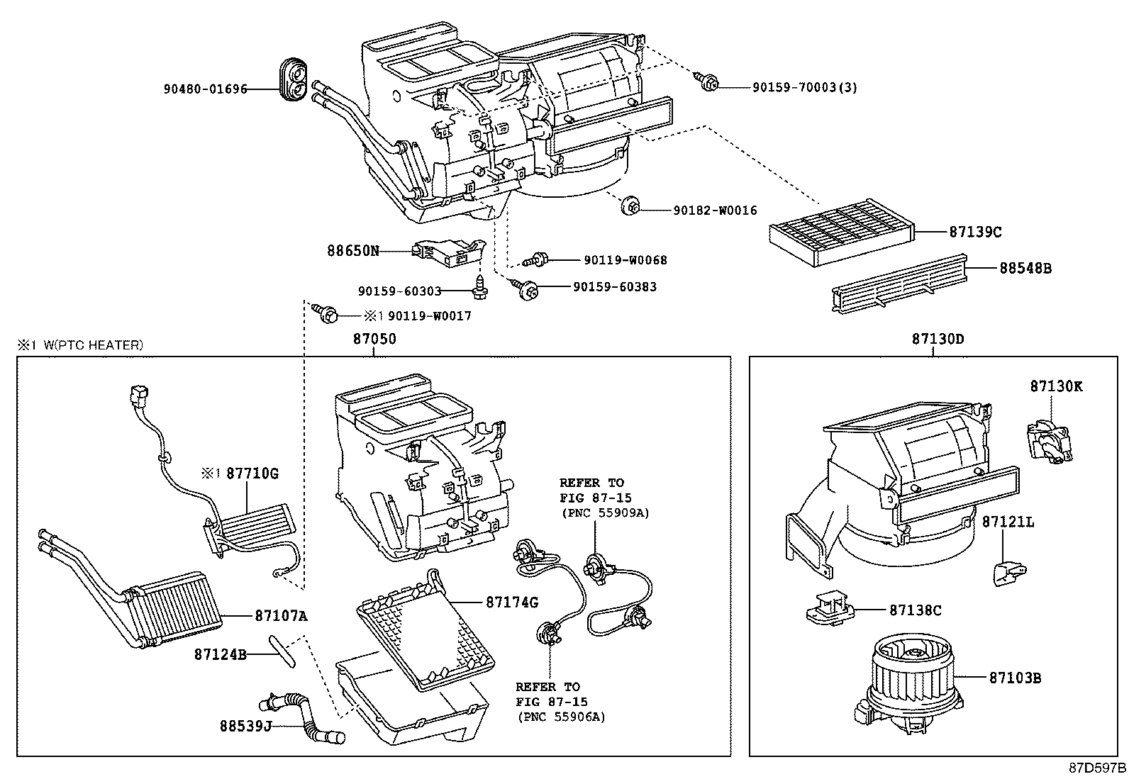  YARIS FRP |  HEATING AIR CONDITIONING COOLER UNIT